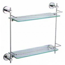 ANTHILL Tranz Series Double Glass Shelf TR146(KA146)-POLISH / AH-BA-GS-00933-PL